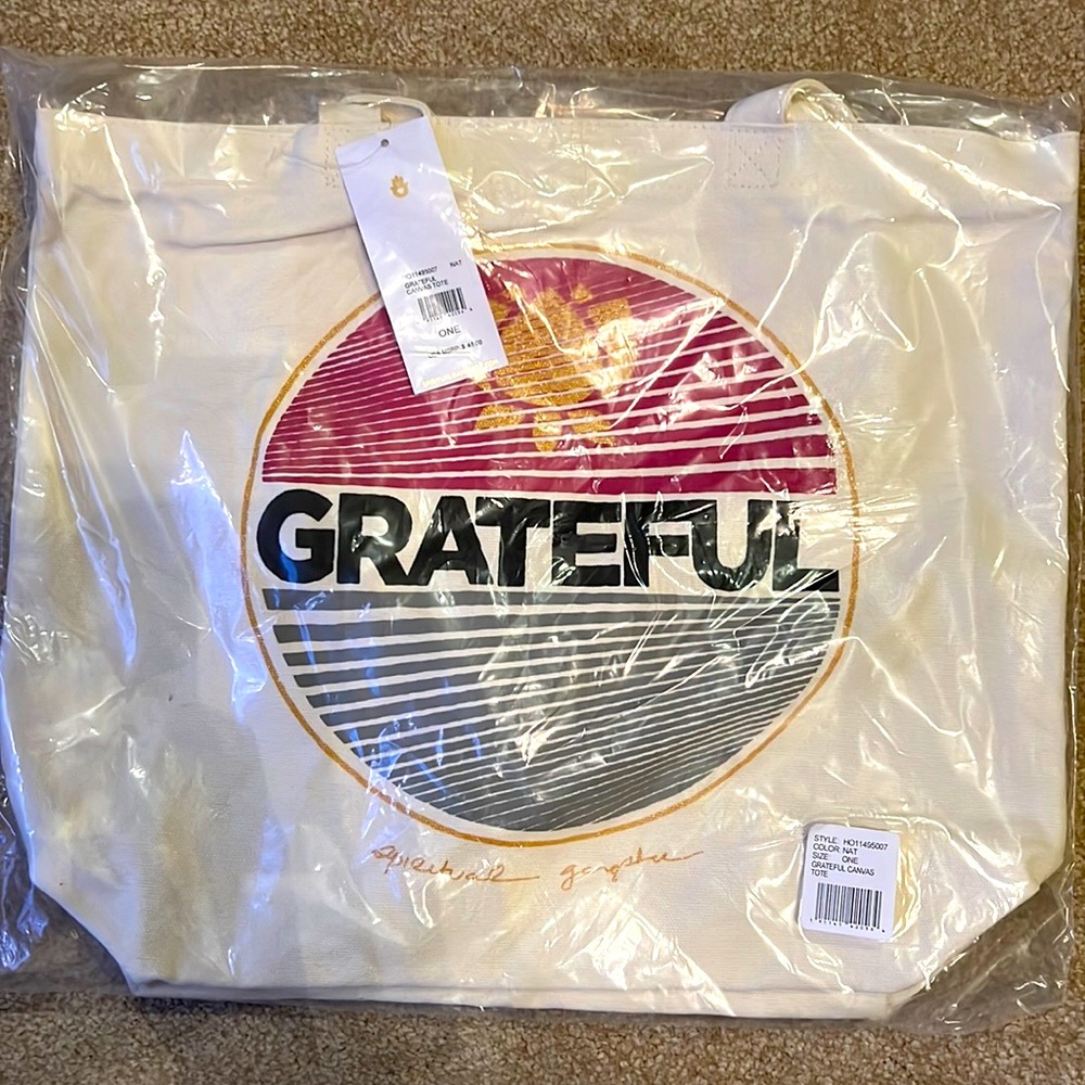 NWT Spiritual Gangster Grateful Tote 🪷